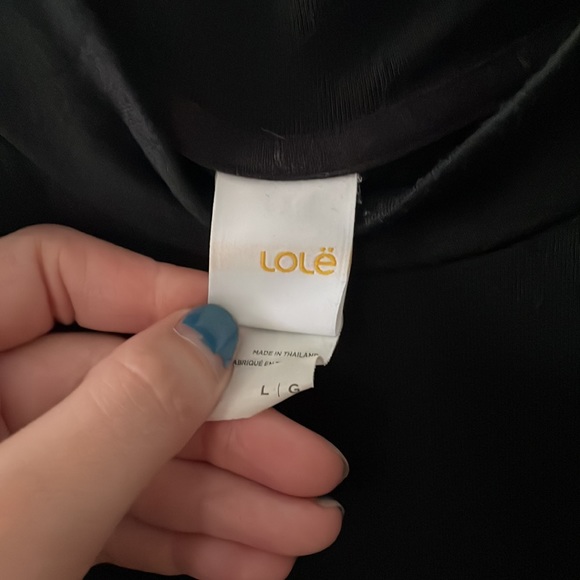 LOLE Agda Sleeveless Top Tank Top Black Size Large - Picture 5 of 8